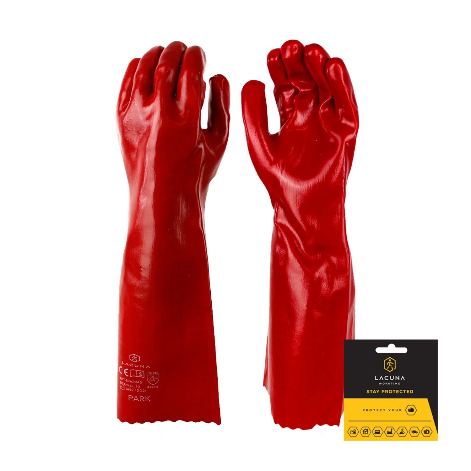 Lacuna PVC Glove PARK 45 cm size 10