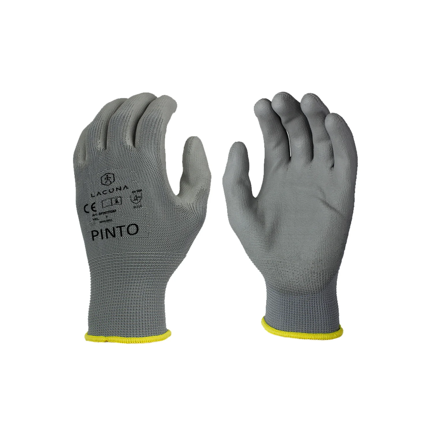 Lacuna PU coated gloves PINTO grey