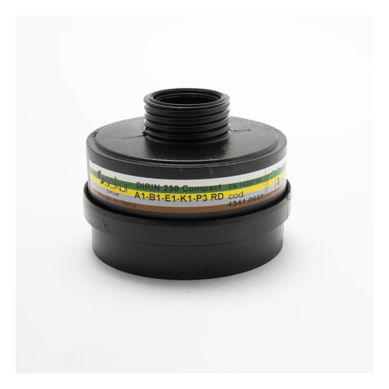 Coverguard DIN Filter A1B1E1K1P3 COMPACT (DIRIN SERIES) Fekete