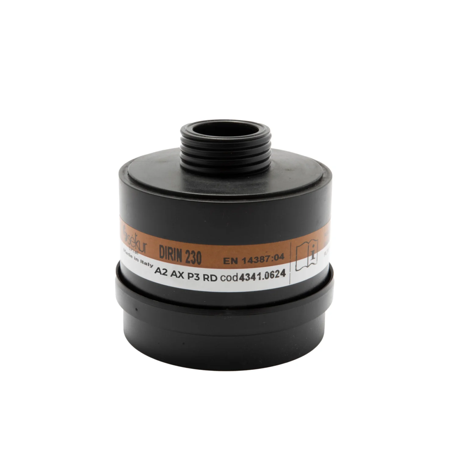 Coverguard DIN Filter A2AXP3 (DIRIN SERIES) Fekete