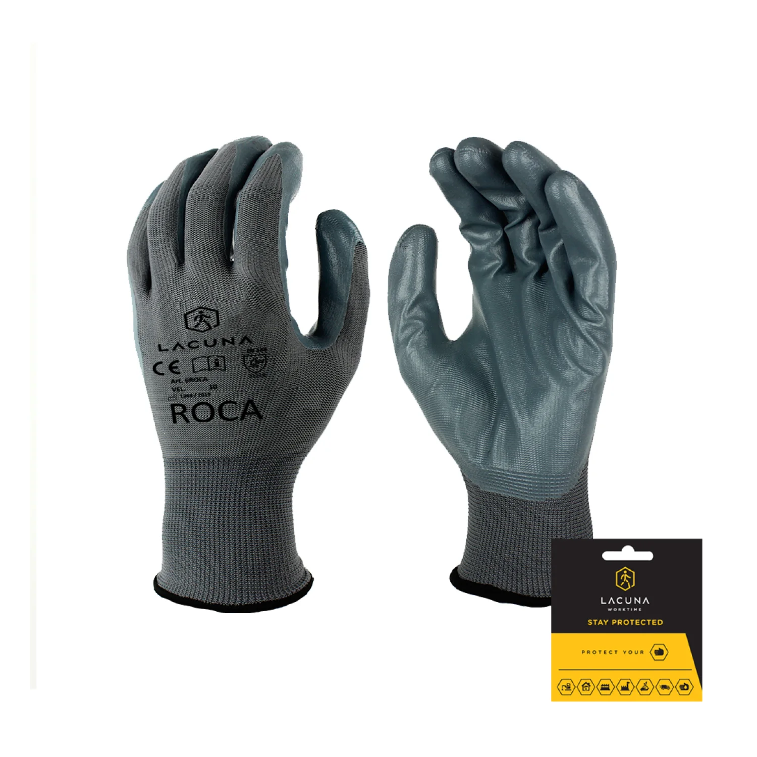 Lacuna ROCA nitrile coated gloves