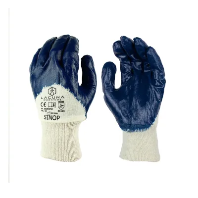 Kesztyű withnitrile coating SINOP kék 10