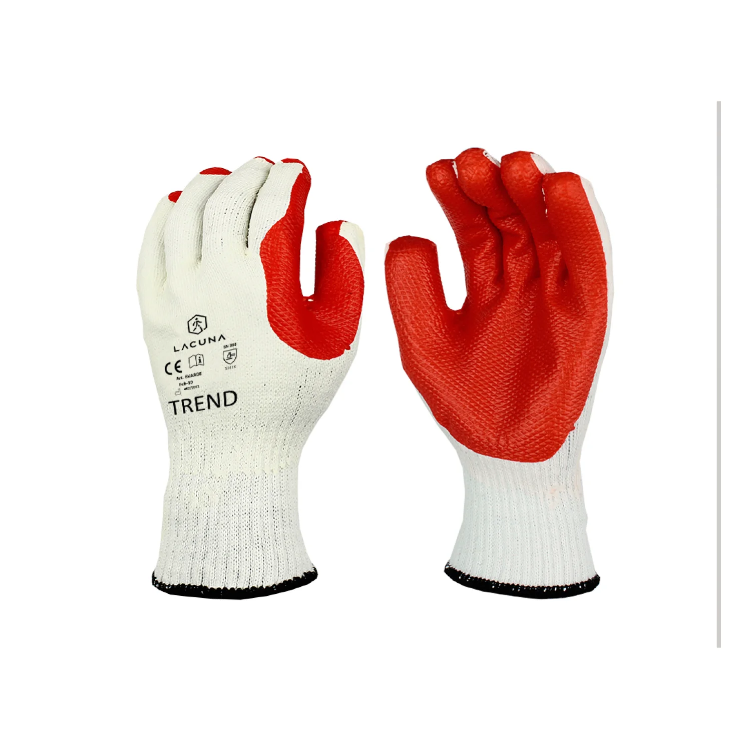 Lacuna Glove with latex coating TREND size 10