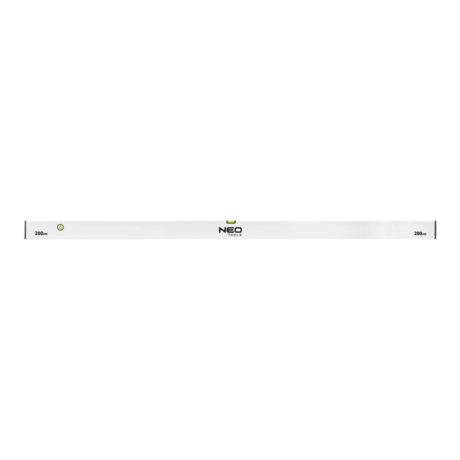 NEO Ölesléc 200cm, 2 libella, vízszintes, függőleges, min. rendelés: 3db