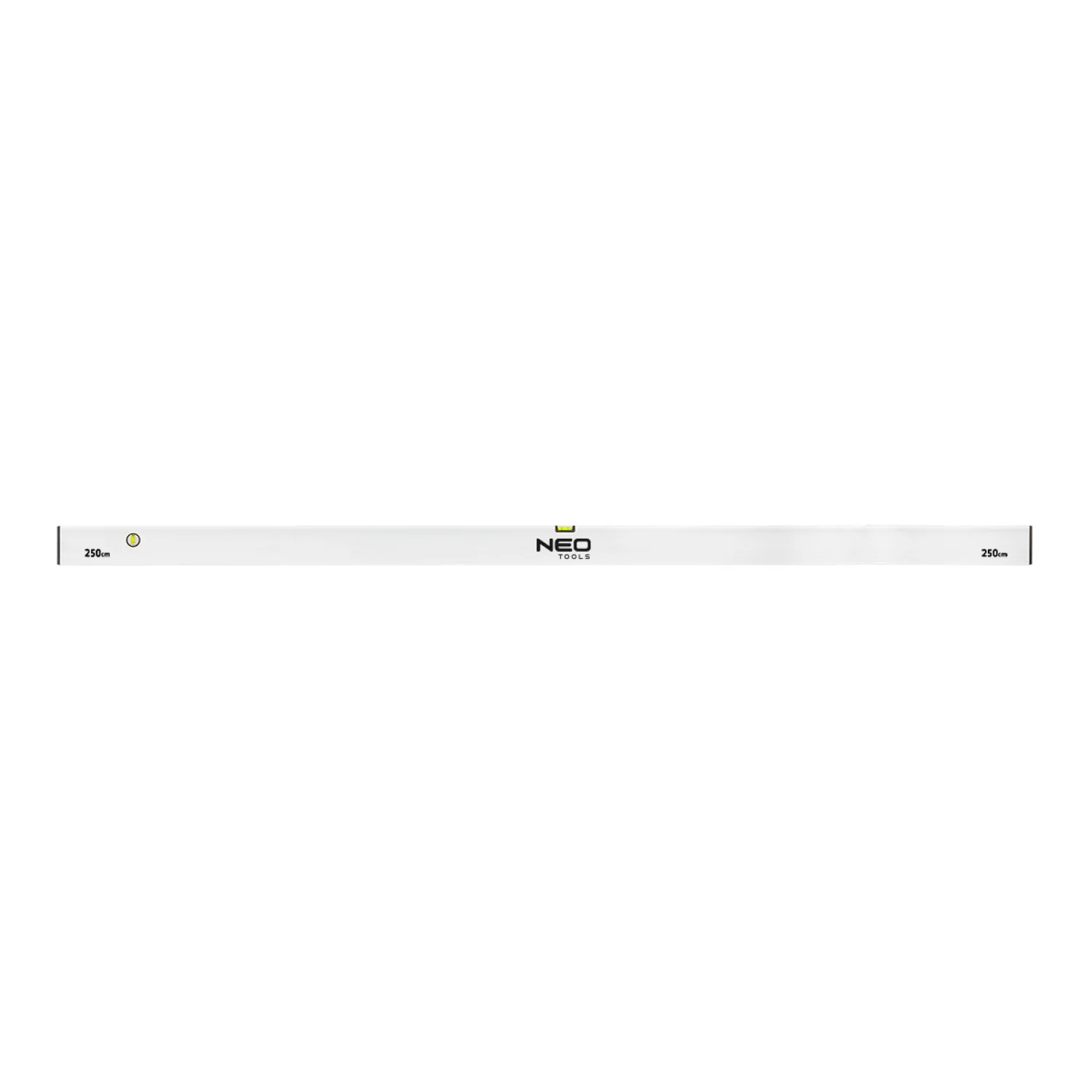 NEO Ölesléc 250cm, 2 libella, vízszintes, függőleges, min. rendelés: 3db
