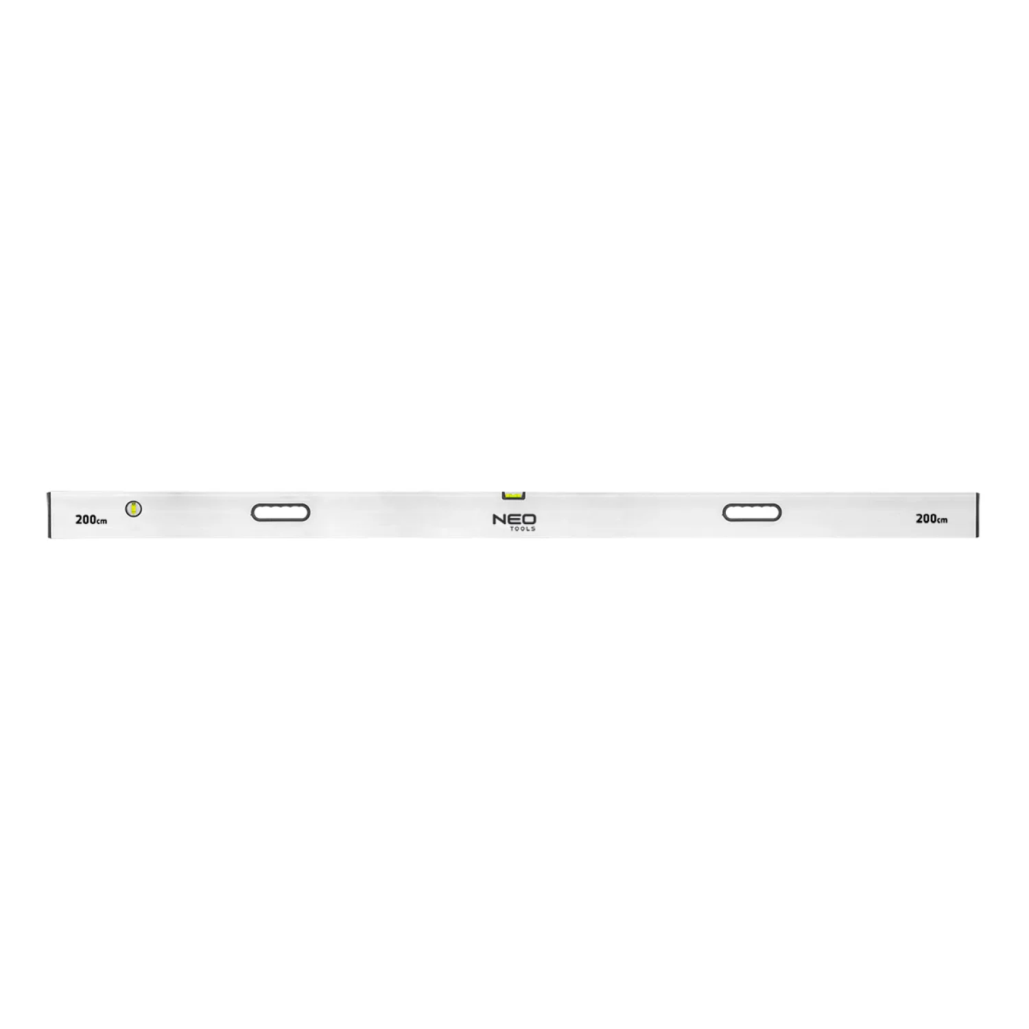 NEO Ölesléc 200cm- 2 libella, vízszintes, függőleges, 2 fogantyú, min. rendelés: 3db