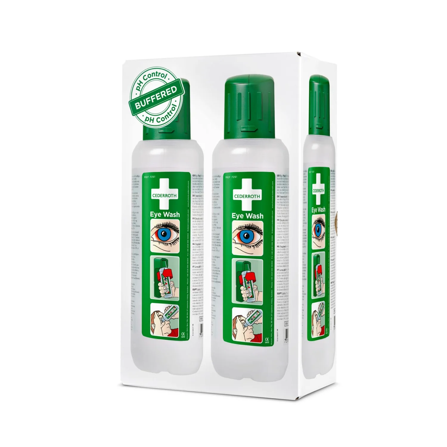 Cederroth borát-pufferes szemkimosó, 2x 500 ml