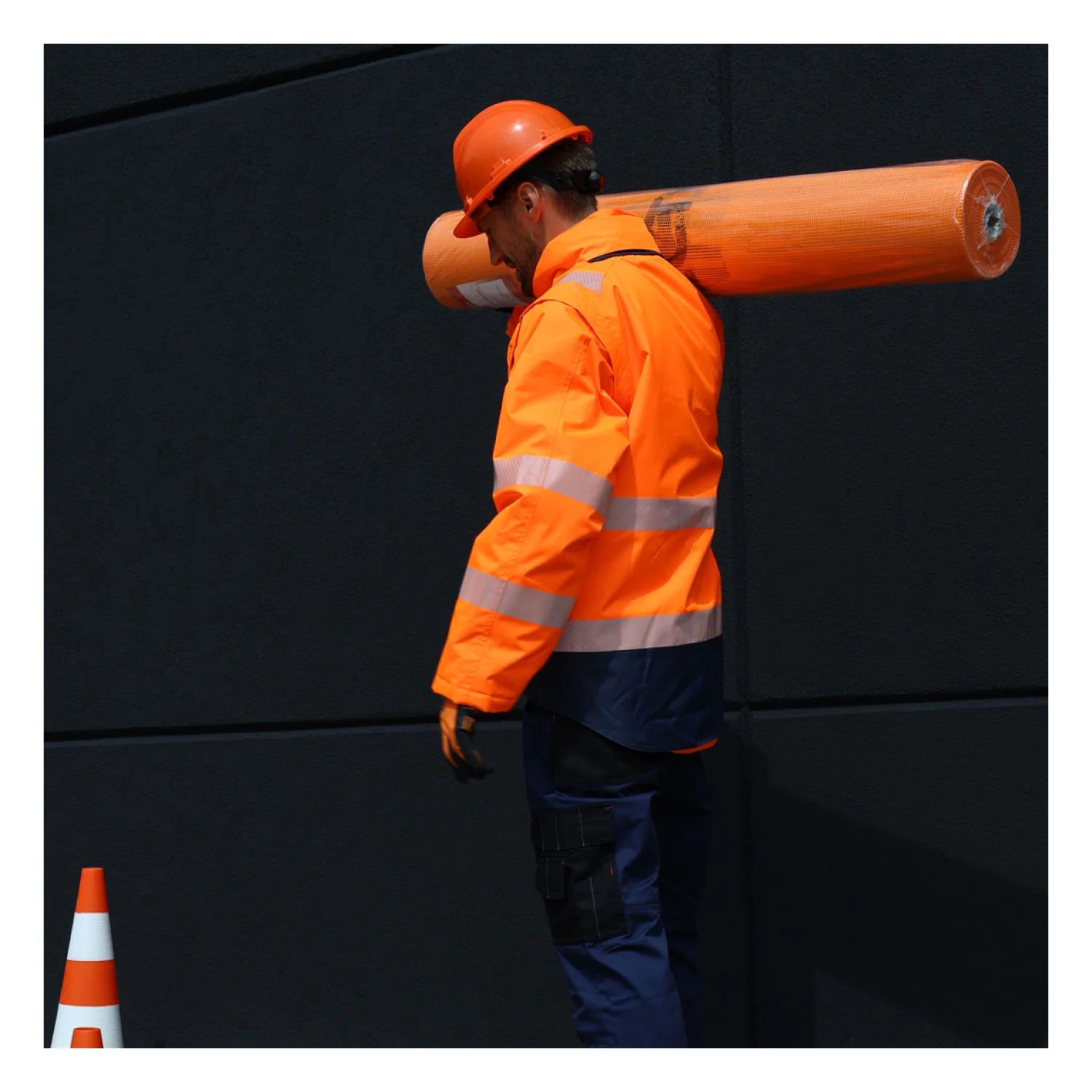 Lacuna 2in1 Hi-Viz jacket CETUS yellow Hi-viz orange