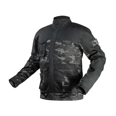 NEO Terepmintás munkavédelmi kabát CAMO Urban, 60% pamut, 37% poliészter, 3% elasztán kabátok és