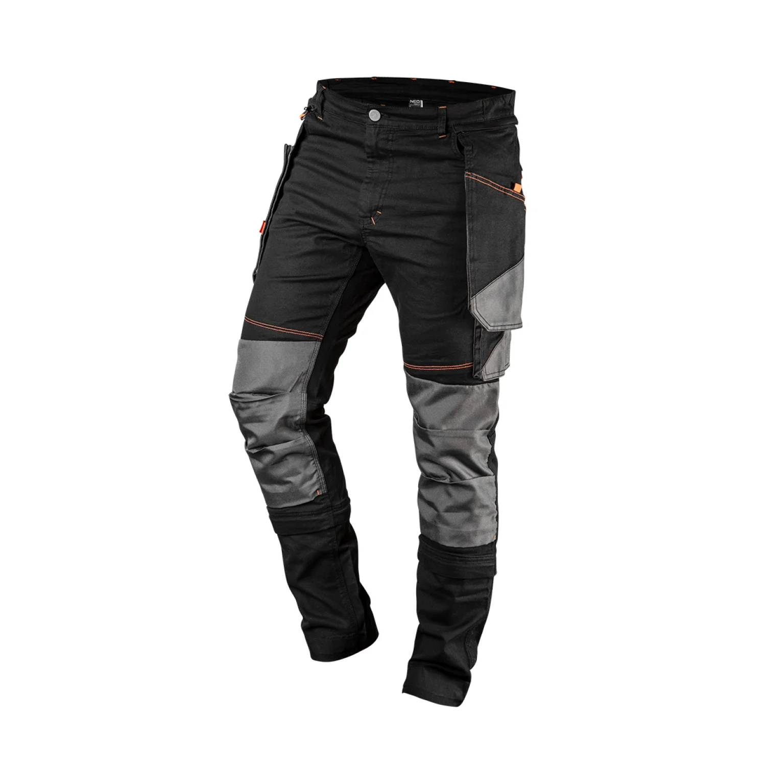 NEO Karcsúsított(slim fit), munkásnadrág, HD, 60% pamut, 37% polyester, 285 g/m2, lecsat. szerszámzsebek