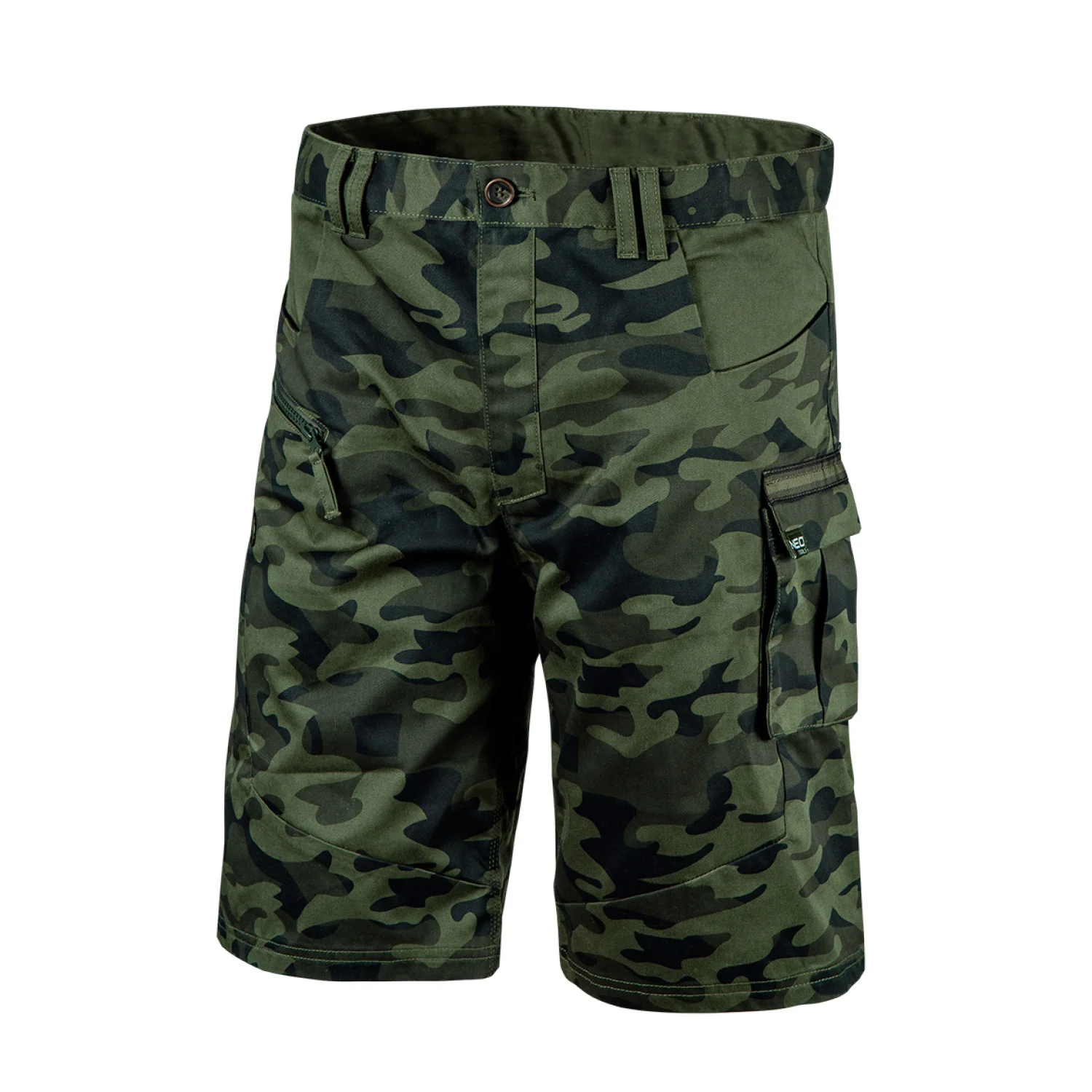 NEO Terepmintás munkás rövidnadrág, CAMO, 60% pamut, 40% polyester, 255 g/m2