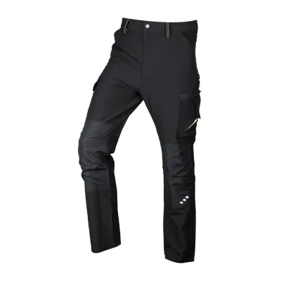 NEO Munkásnadrág Mix&Match, 4 irányú sztreccs, 230g/m2, fekete-zöld