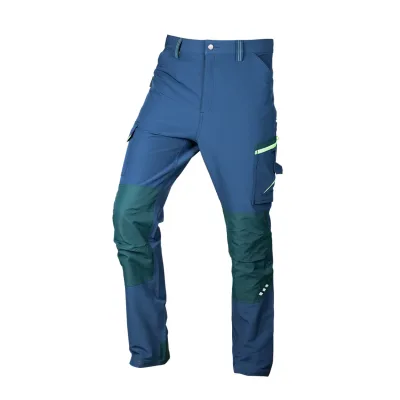 NEO Munkásnadrág Mix&Match, 4 irányú sztreccs, 230g/m2, kék-zöld