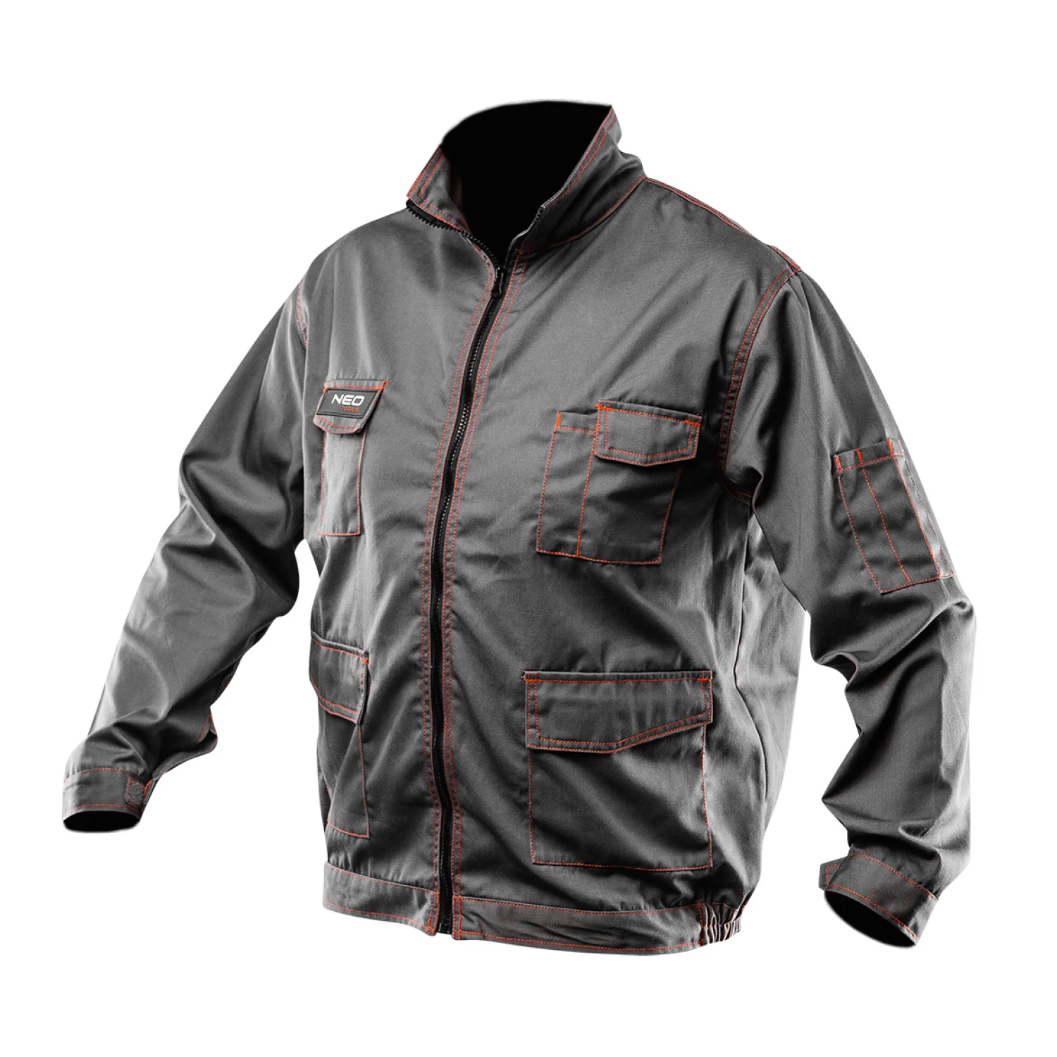 NEO Munkavédelmi kabát, Basic, 35% pamut, 65% polyester, többfunkciós zsebek, gumírozott derék, CE EN341