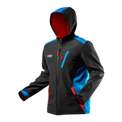 NEO Softshell munkavédelmi kabát, víz- és szélálló, HD+, vízállóság:5000mm, lélegző:3000g/m2/24h kabátok és