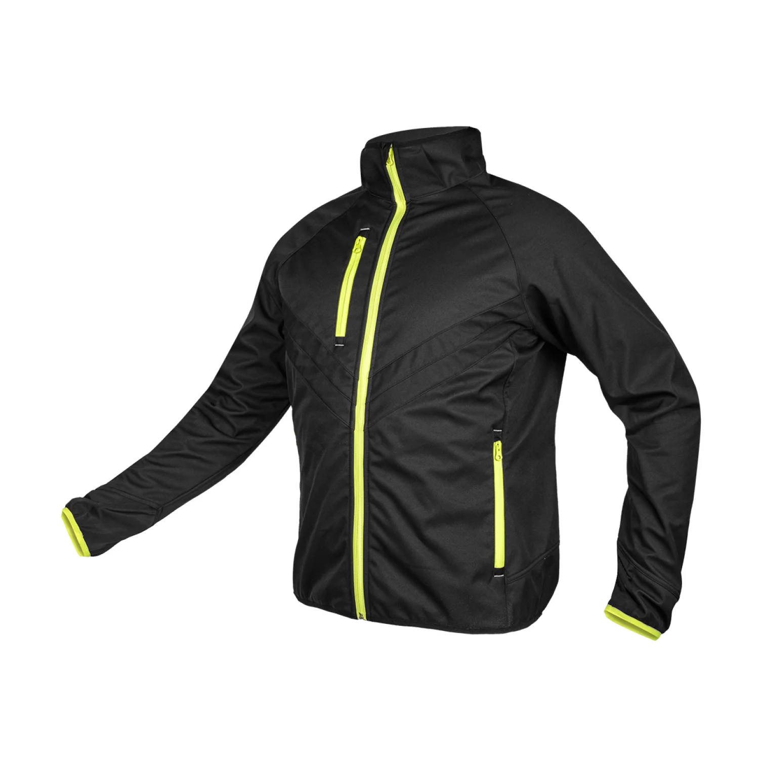 NEO Softshell munkavédelmi kabát, fekete-sárga