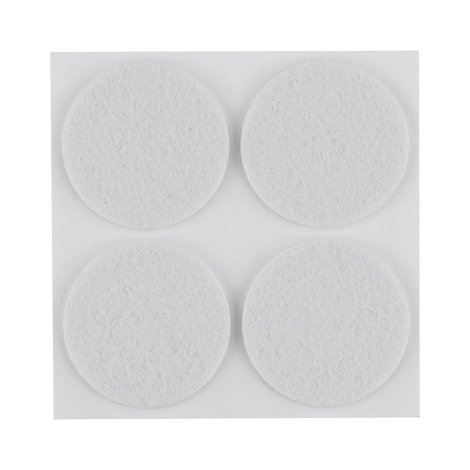 NEO Bútorláb filc készlet, öntapadós, kerek 40mm, fehér, 4db, rendelési egység: 10db