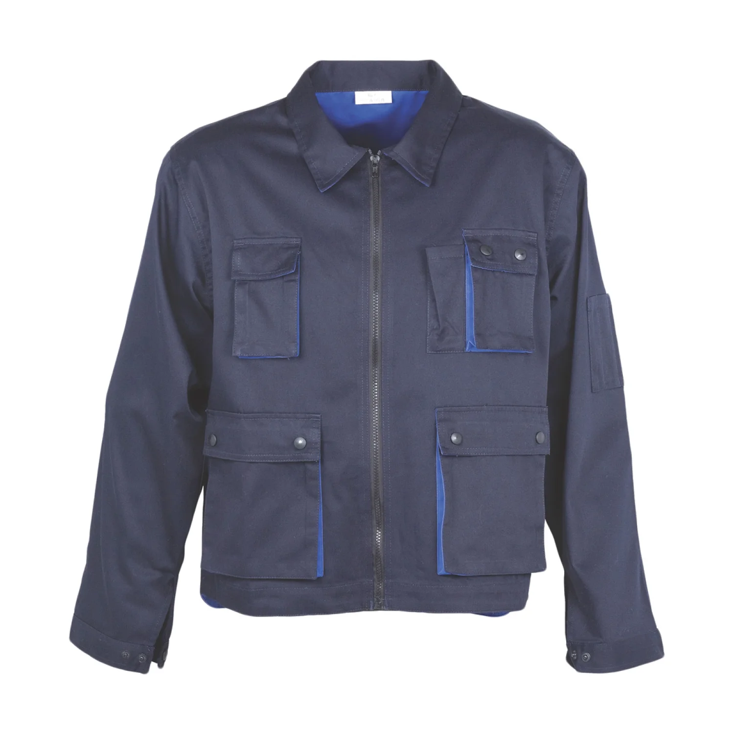 Lacuna Work Jacket navy blue with royal blue