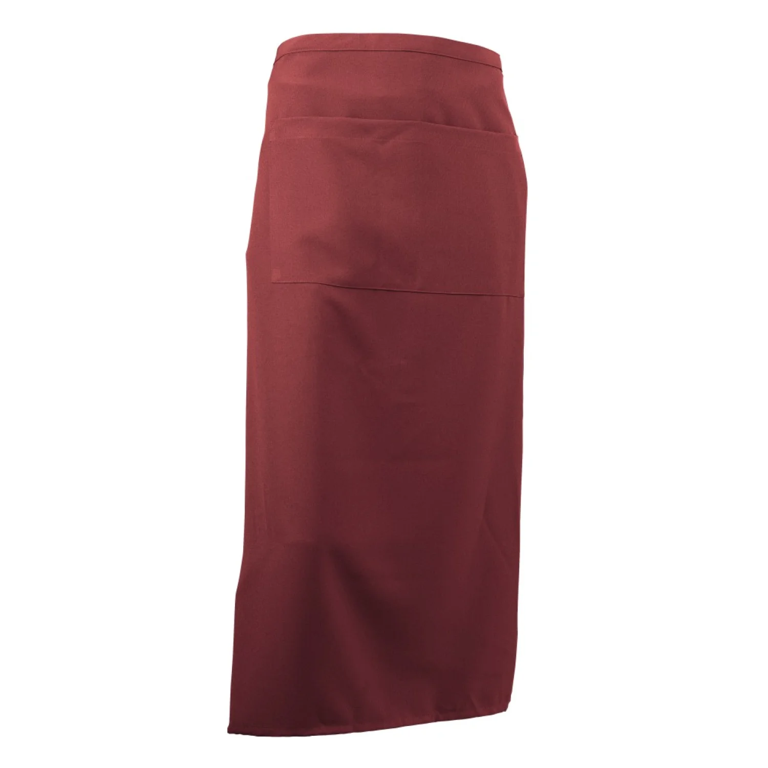 Lacuna Apron for waiters long green Dark red