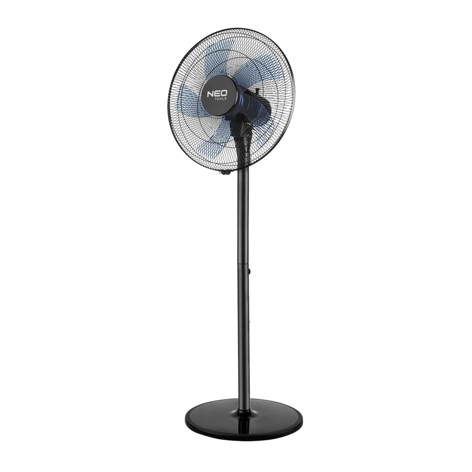 NEO Álló ventilátor 50W, átmérő 40cm, 3 sebességfokozat, forgó, 2az1-ben, állitható magasság