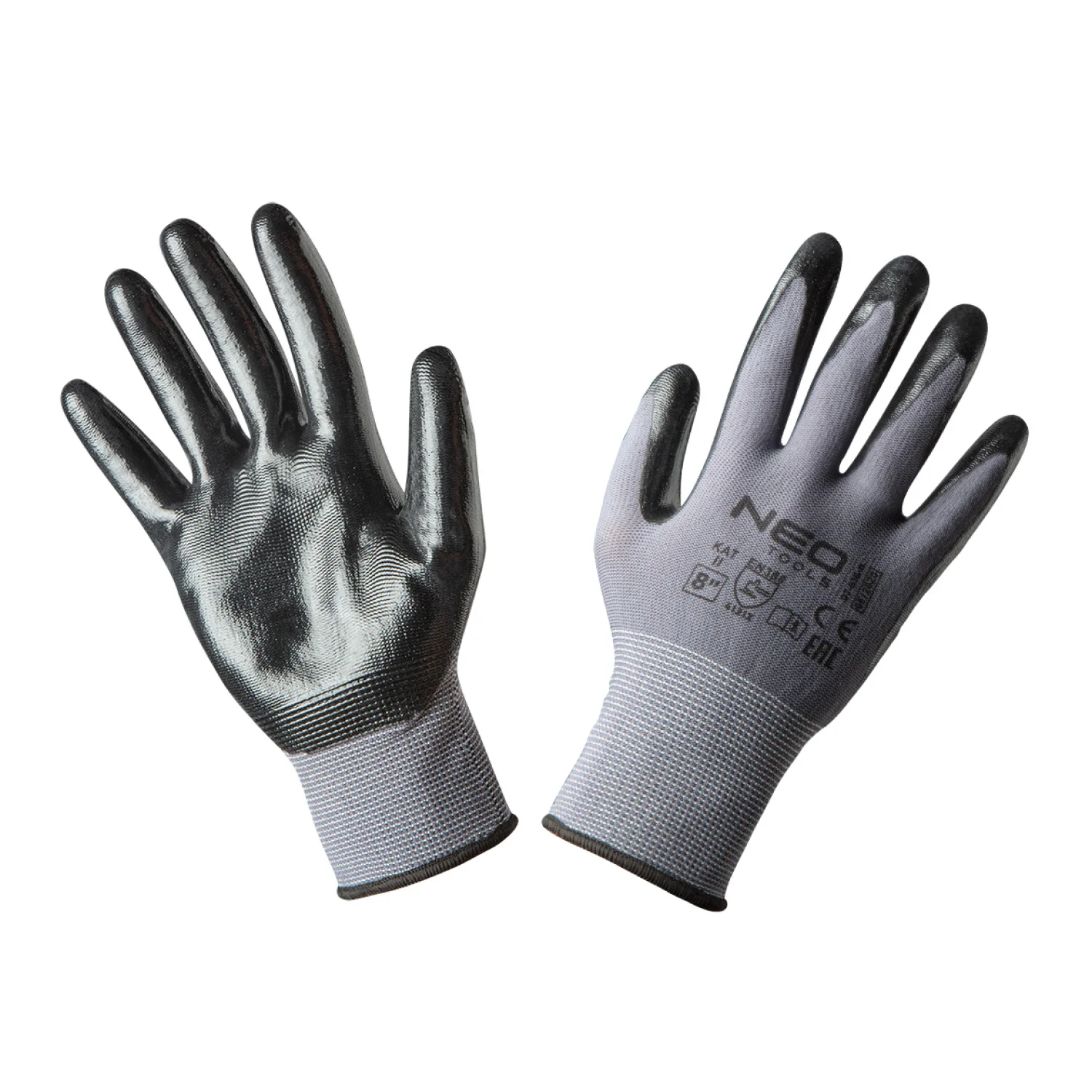 NEO Munkakesztyű nitril bevonatú nylon, 4131x, 8", min. rendelés: 5pár
