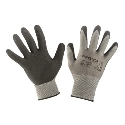 NEO Munkakesztyű latex bevonatú nylon, 3141x, 8", min. rendelés: 5pár