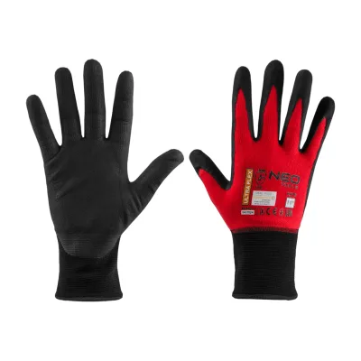 NEO Munkakesztyű ultraflex, nylon-spandex, polimetilnitril (hab) bevonattal, 4131x, 11"