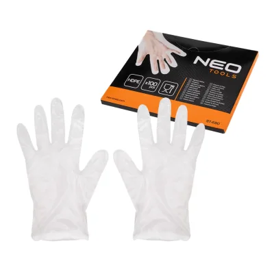 NEO Munkakesztyű HDPE, 100db-os