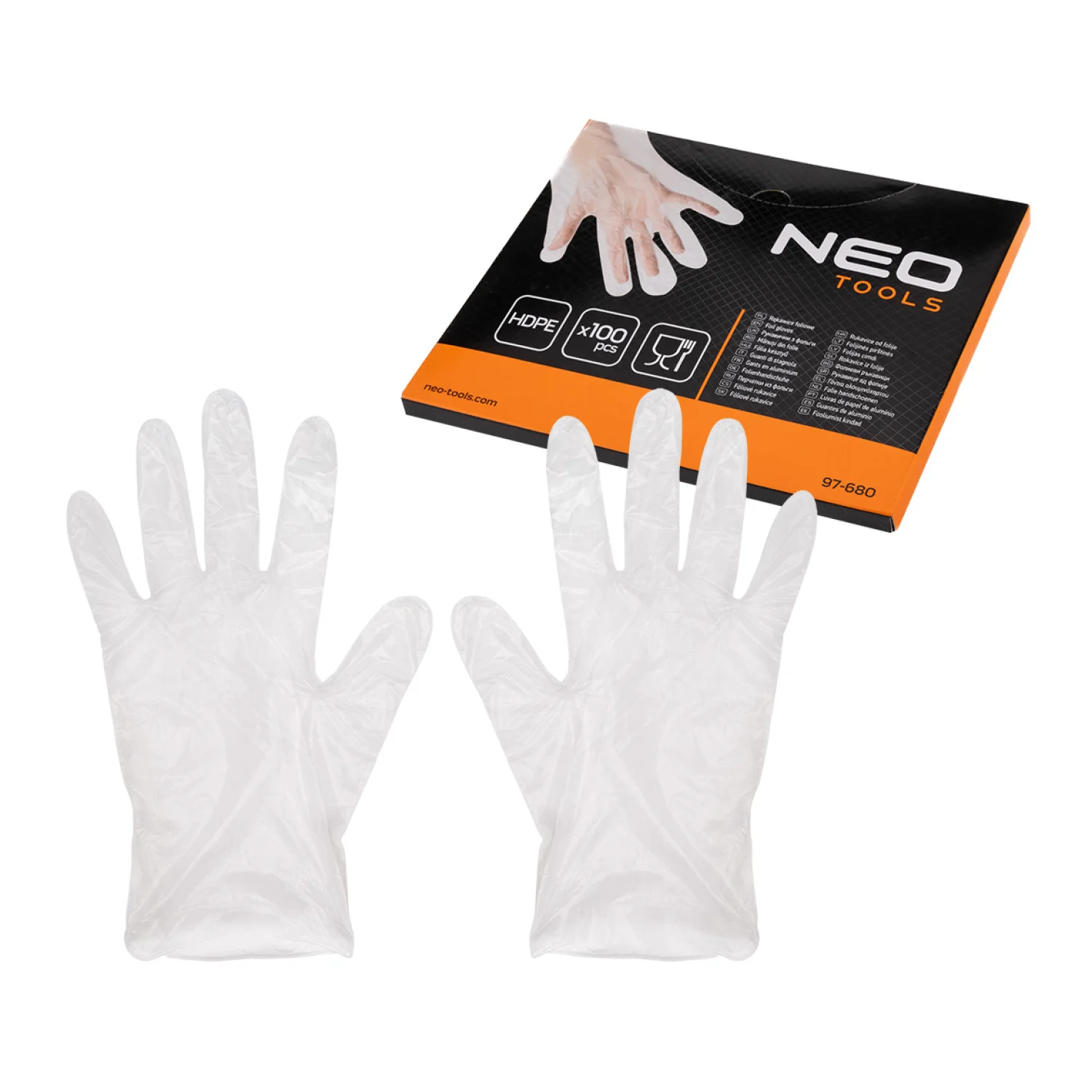 NEO Munkakesztyű HDPE, 100db-os