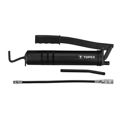 TOPEX Karos zsírzó 400cm3, tömlővel 8x300mm autóipari szerszám