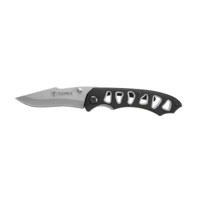 TOPEX Kés, összecsukható kés retesszel, 8cm penge, összecsukott 113mm festő- és burkolószerszám