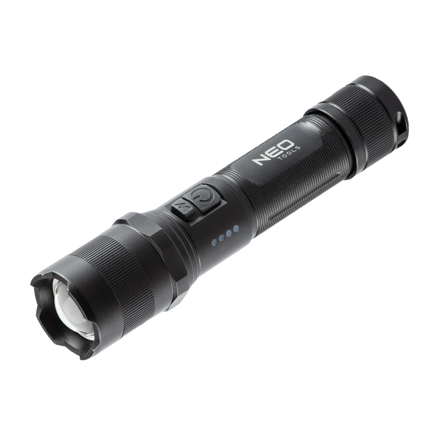 NEO Zseblámpa tölthető, USB, 1000lum, Osram P9 LED, 10W