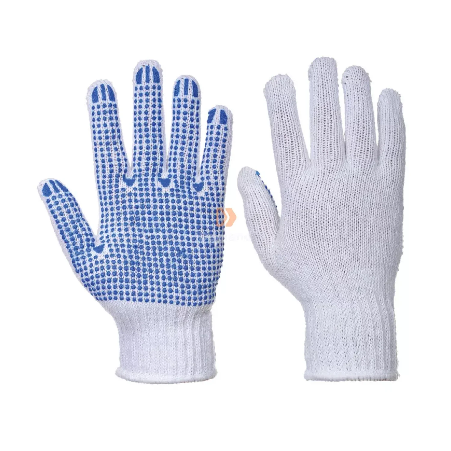 Portwest PVC pontozott kesztyű fehér / kék