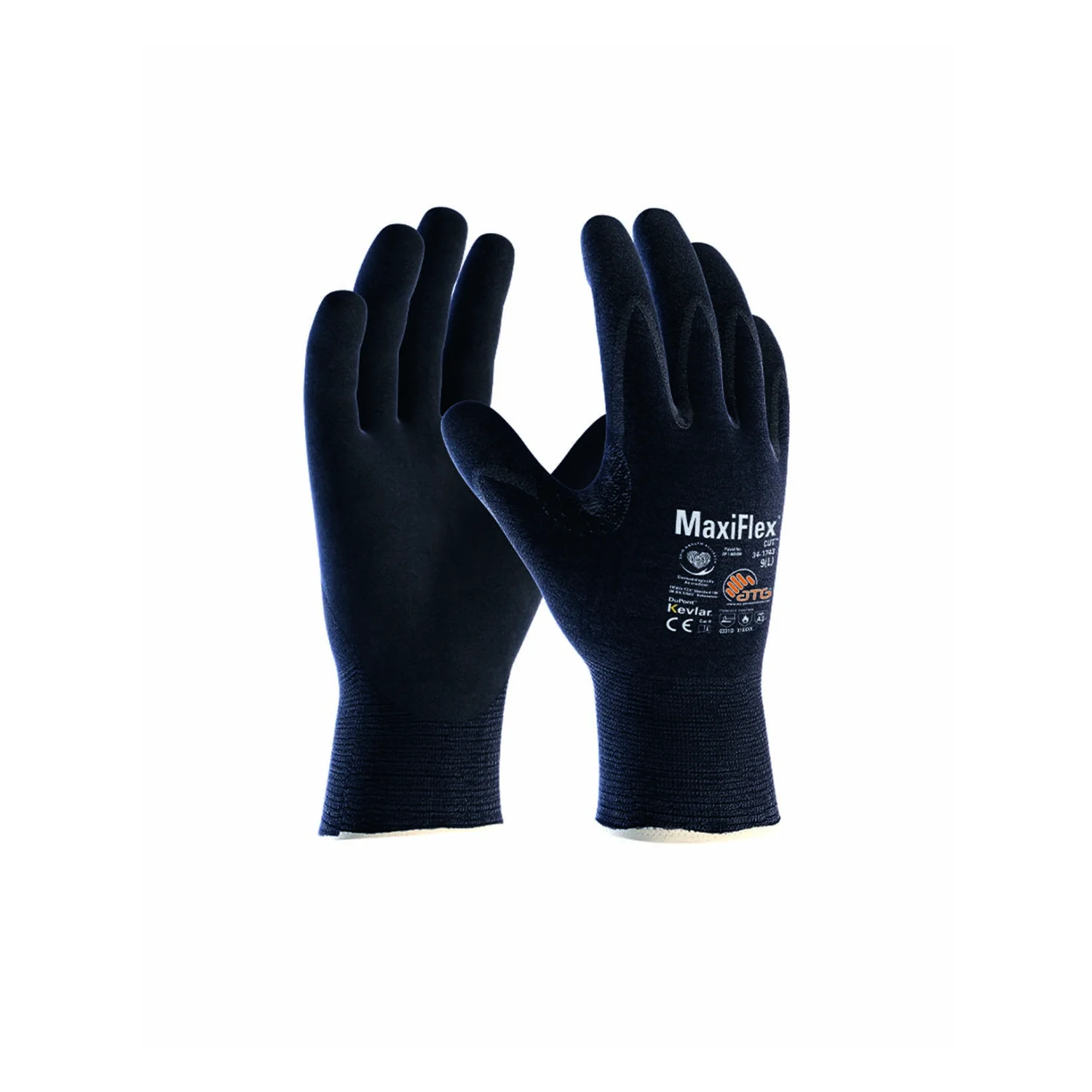 ATG® vágásálló kesztyű MaxiFlex® CUT 34-1743 fekete