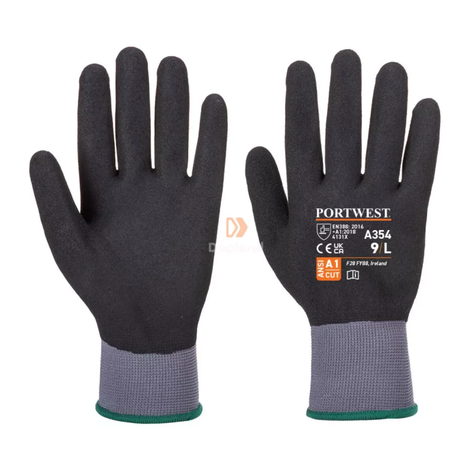 Portwest DermiFlex Ultra Pro kesztyű - PU/Nitril hab fekete