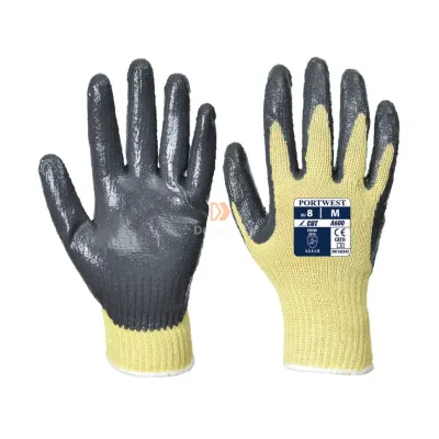 Portwest Kevlar® tenyérmártott nitril kesztyű, Cut 3