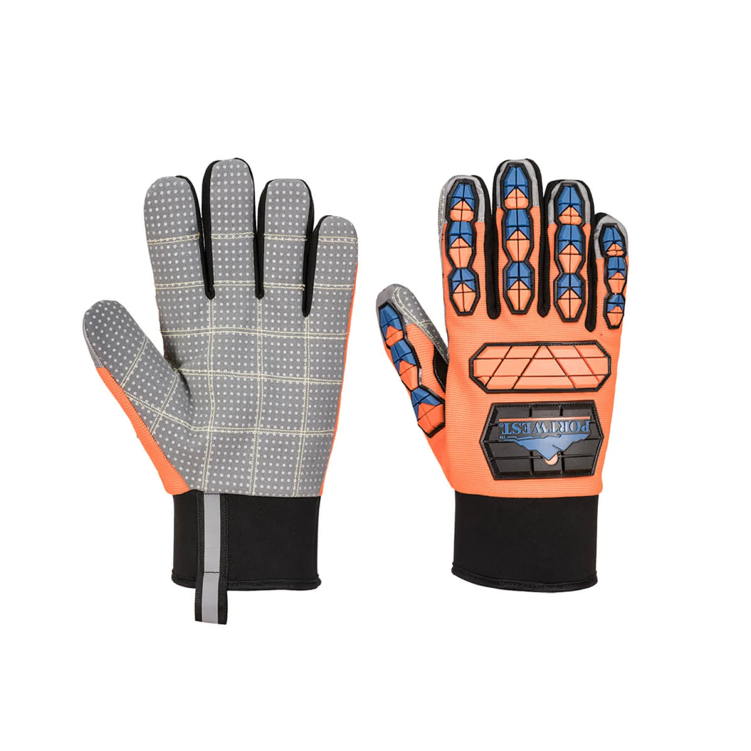 Portwest Aqua-Seal Pro kesztyű narancs/kék