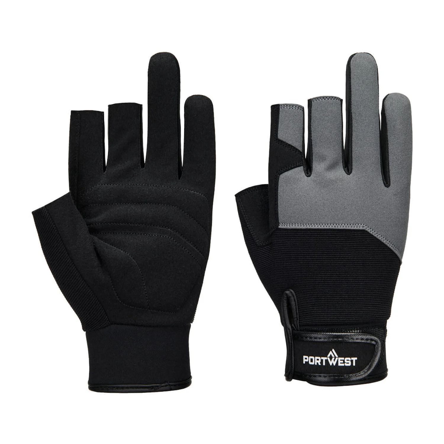 Portwest Mechanic 251 ujjatlan védőkesztyű fekete