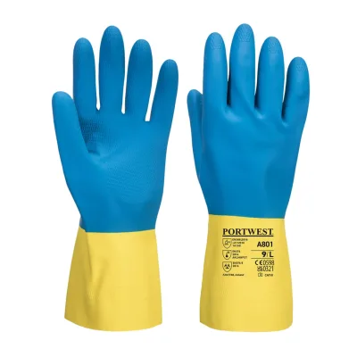 Portwest Duplán Mártott Latex kesztyű