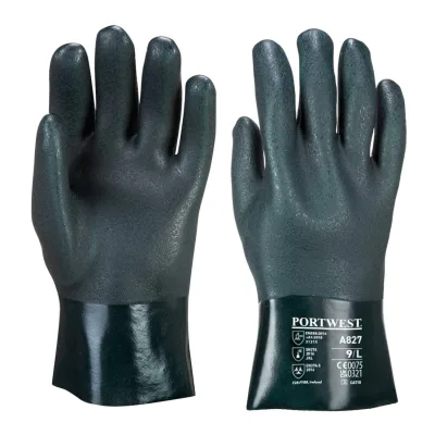 Portwest Duplán mártott PVC védőkesztyű 27 cm