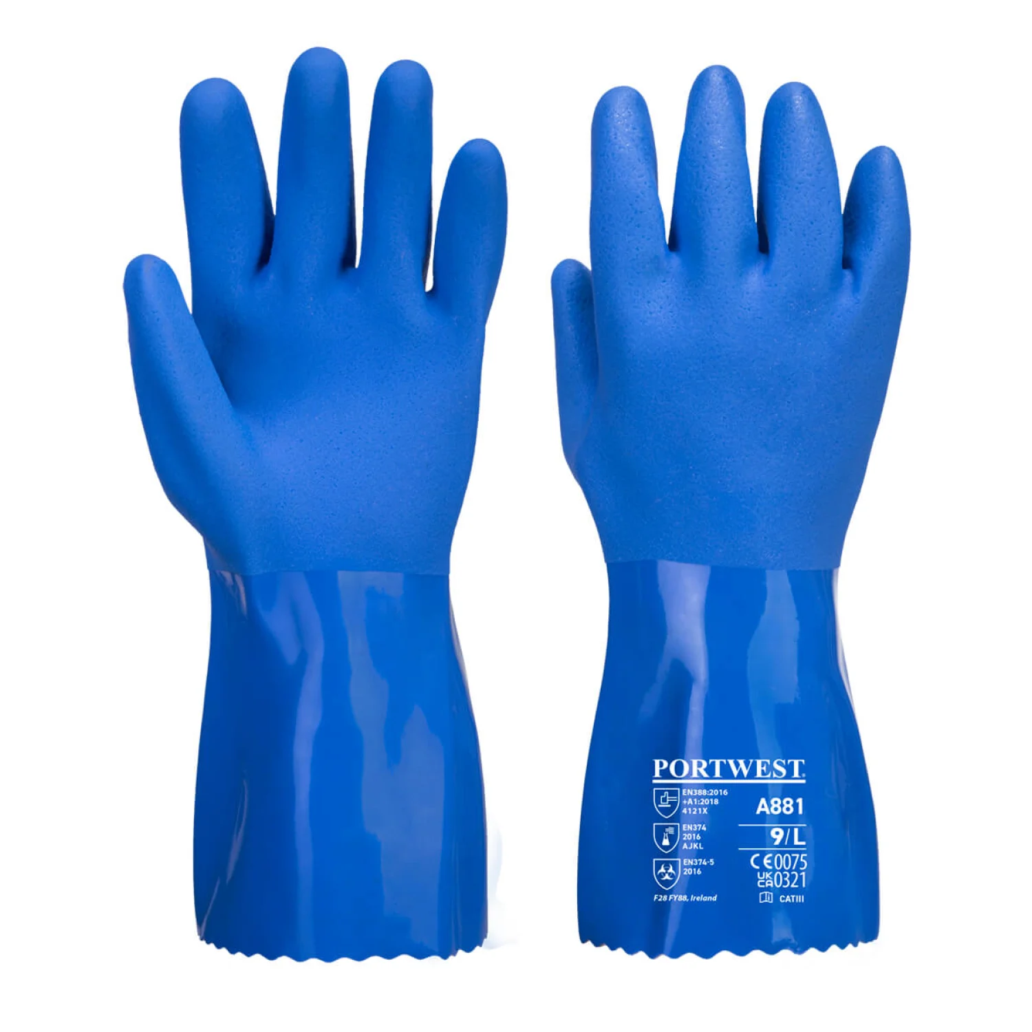 Portwest Marine Ultra PVC kesztyű kék