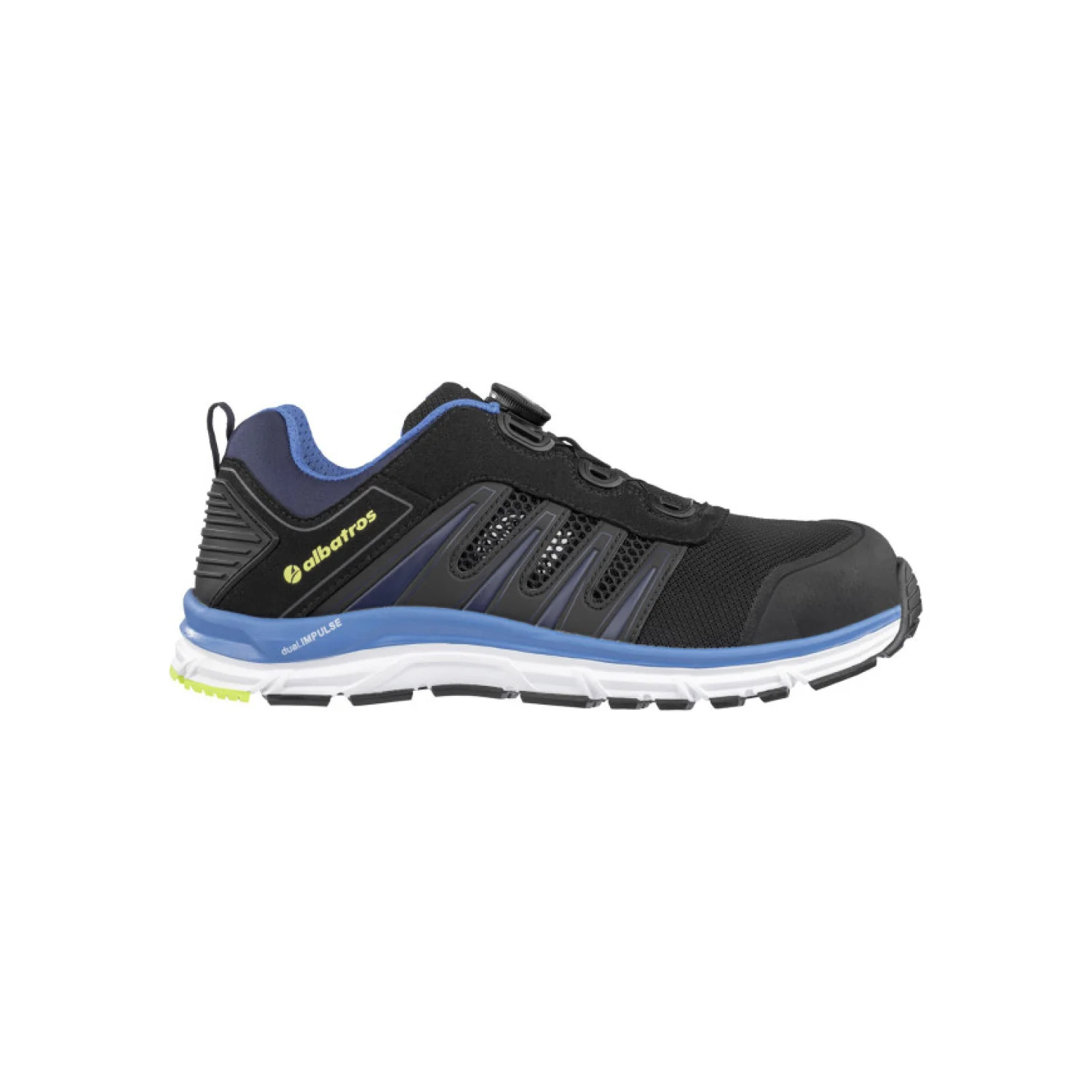 Albatros Breeze Impulse QL Low S1PS ESD FO HRO SR munkavédelmi cipő S1PS fekete/kék