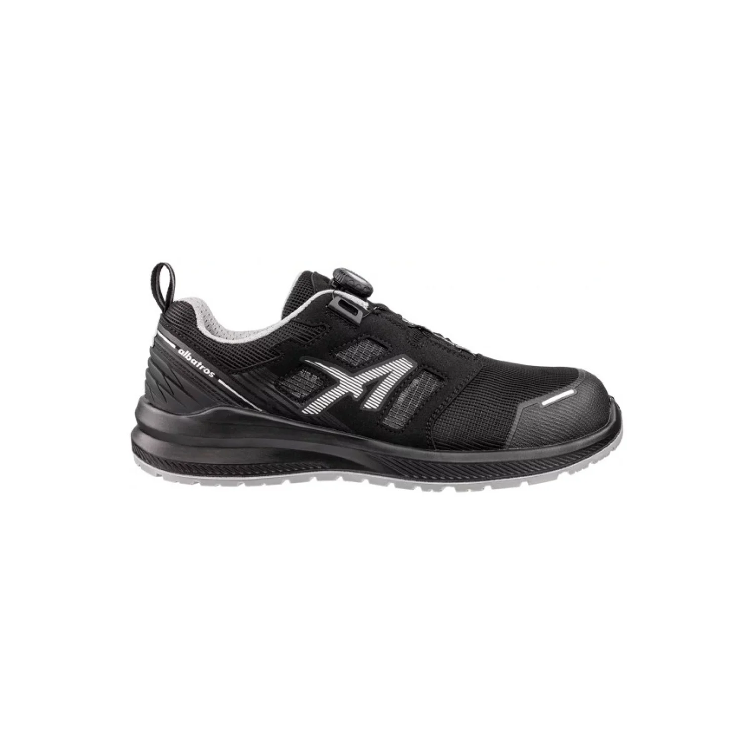 Albatros AIRFLOW BLK QL Low S1PL ESD FO SR munkavédelmi cipő S1PL fekete