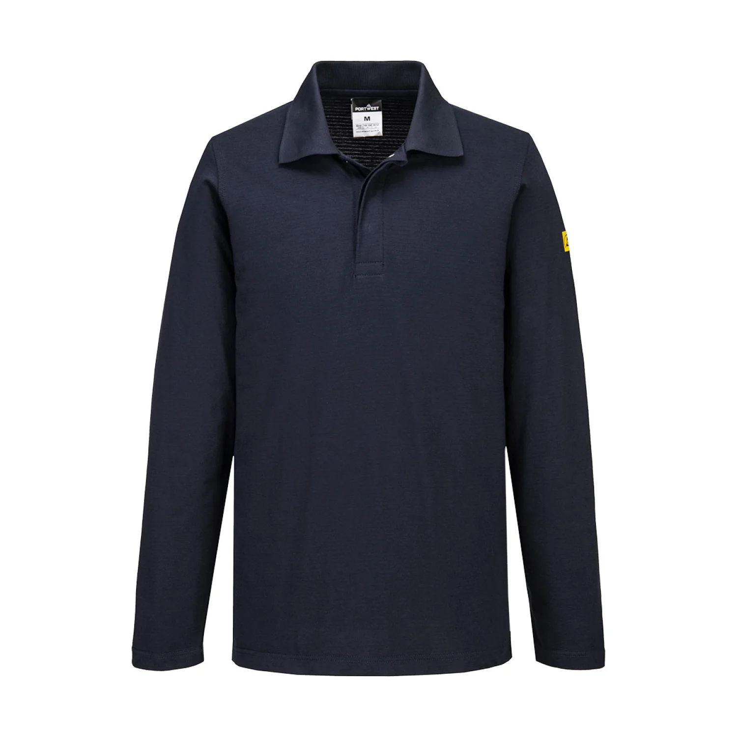 Portwest Antisztatikus hoszzú ujjú ESD póló L/S Navy