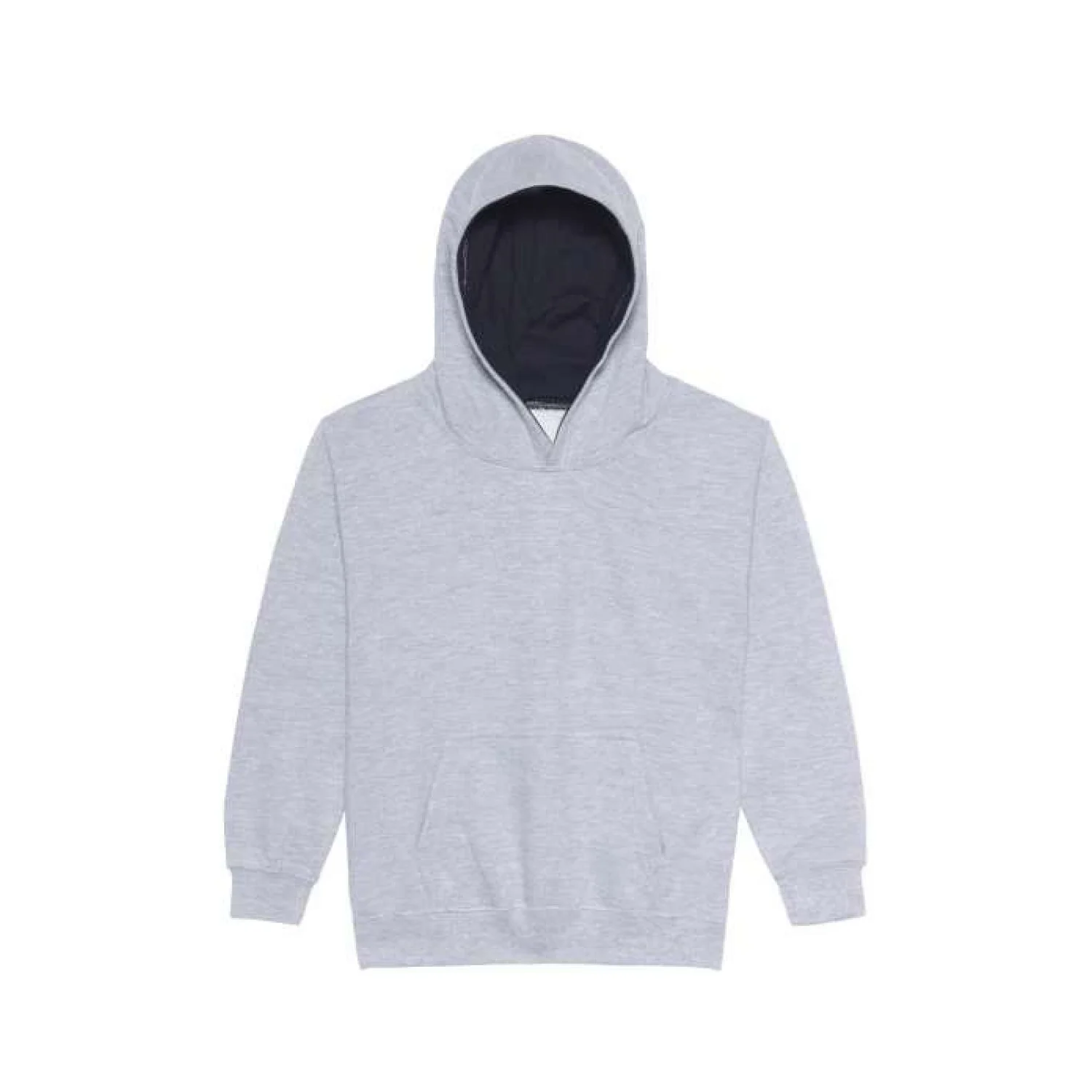 Just Hoods Gyermek varsity kapucnis pulóver pulóverek és kardigán Heather Grey/French Navy