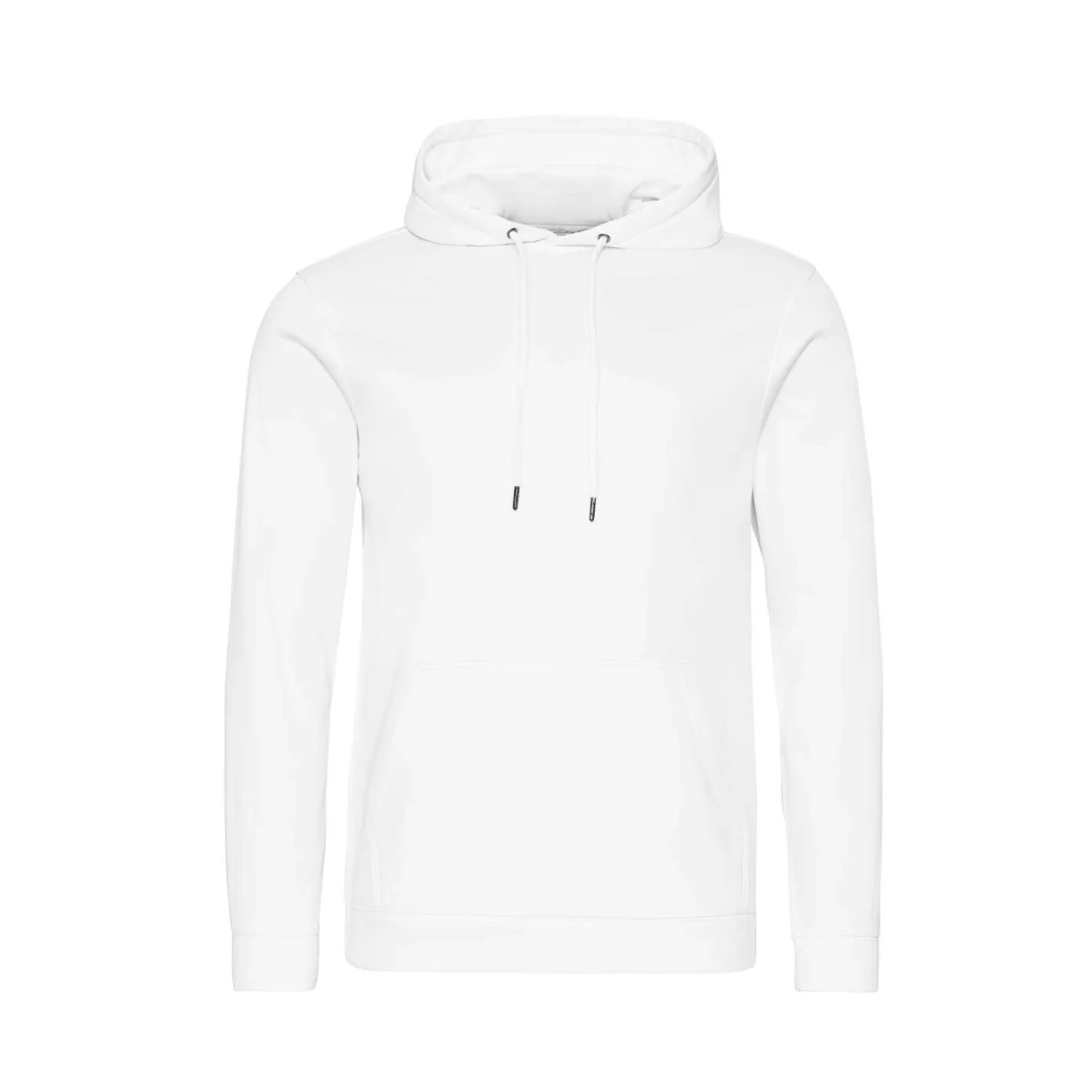 Just Hoods Sport poliészter kapucnis pulóver pulóverek és kardigán Arctic White