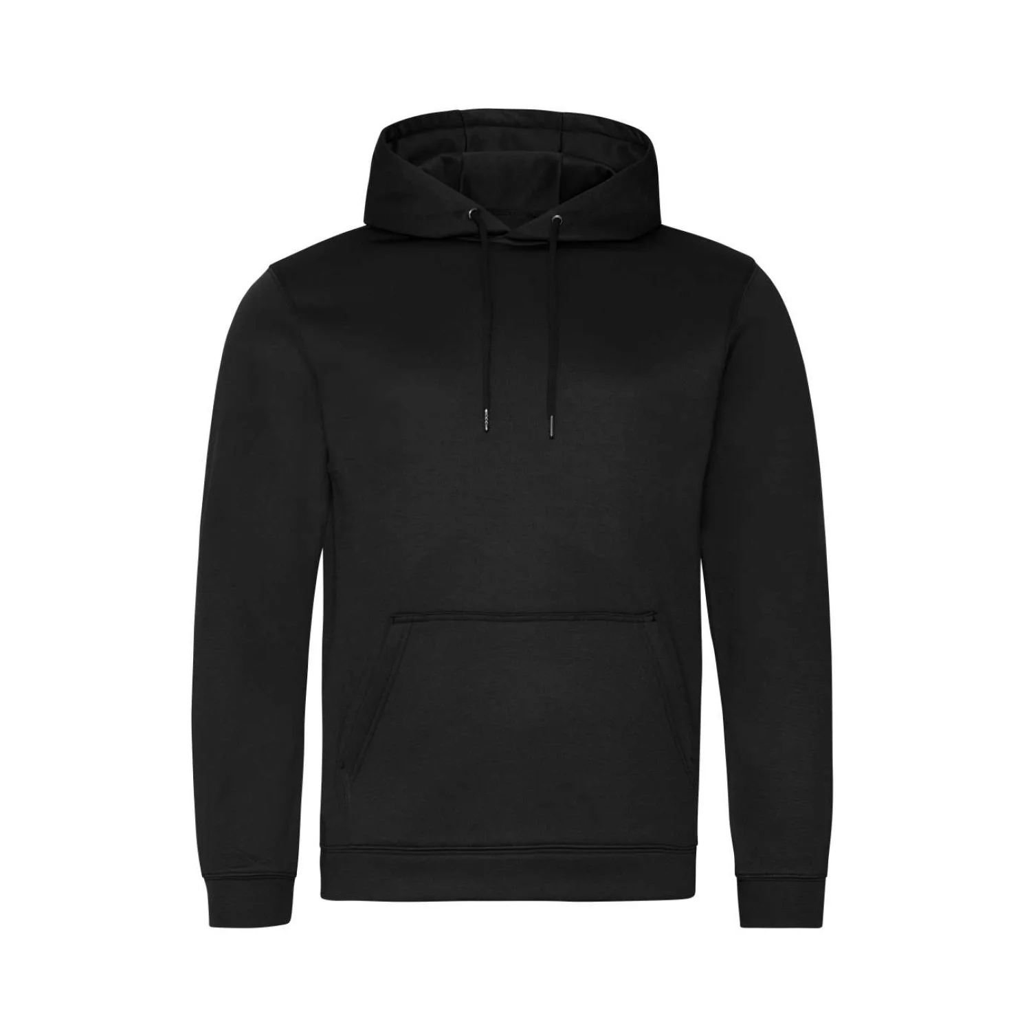 Just Hoods Sport poliészter kapucnis pulóver pulóverek és kardigán Jet Black