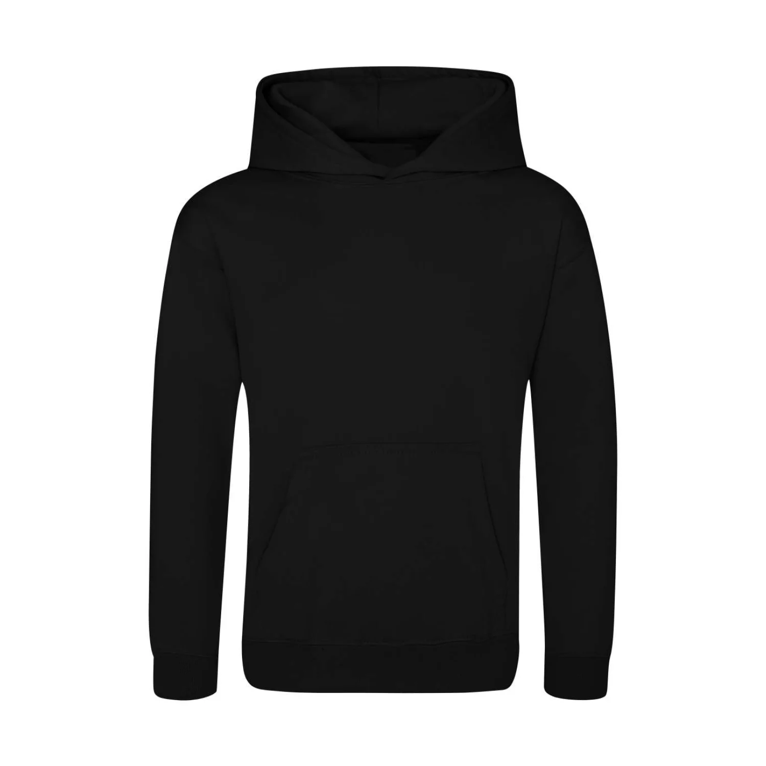 Just Hoods Gyermek sport poliészter kapucnis pulóver pulóverek és kardigán Jet Black