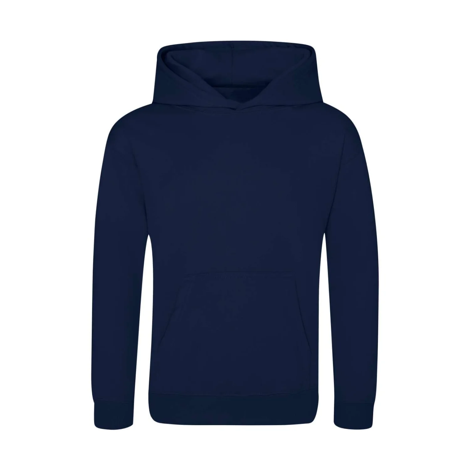Just Hoods Gyermek sport poliészter kapucnis pulóver pulóverek és kardigán Oxford Navy