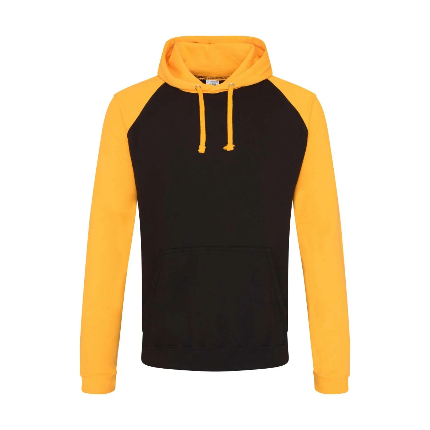 Just Hoods Baseball kapucnis pulóver pulóverek és kardigán Jet Black/Gold